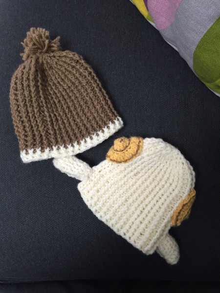 ニット帽 編み物